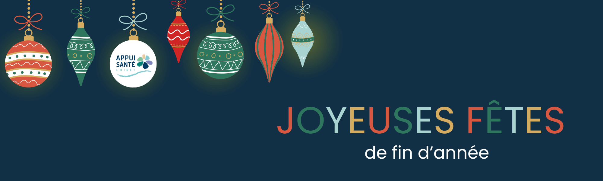 Appui Santé Loiret vous souhaite de joyeuses fêtes de fin d'année